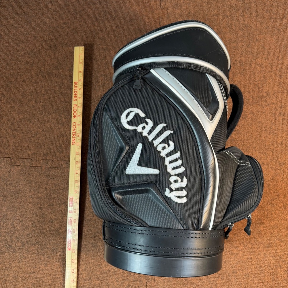 Callaway Golf Bag Cooler Insulated Beverage Storage Black Silver Putter Tube Bag